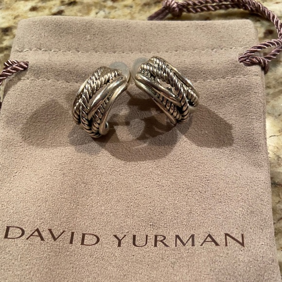 Authentic David Yurman Crossover Earrings - Picture 2 of 6